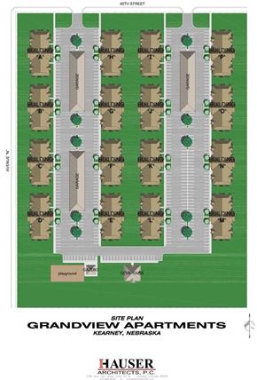 Kearney apartment for rent - a schematic diagram of a football field
