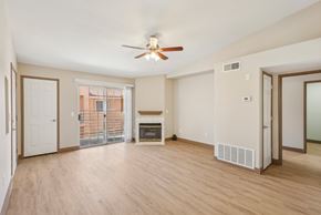 North Las Vegas apartment for rent - Fireplace Living Area at Craig Ranch Villas, North Las Vegas, NV, 89031