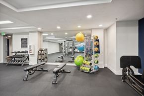Tacoma apartment for rent - fitness center at Village on Main