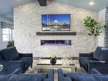 Sophisticated styling living area