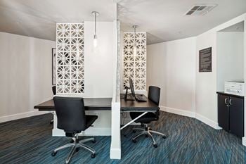 Co-working lounge with complimentary wi-fi
