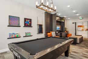 Sacramento apartment for rent - pool table at The Landing at College Square