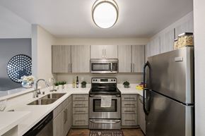 Long Beach apartment for rent - Modern Kitchen at Pine at 6th