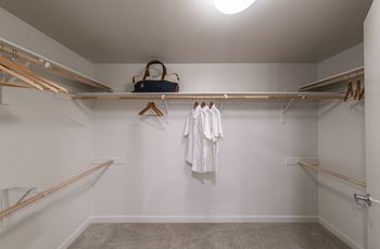 Oversized walk-in closets