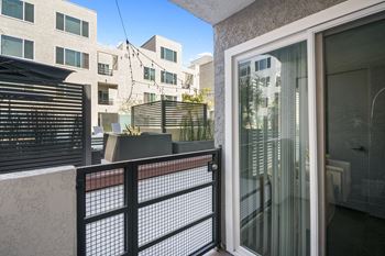 Private balcony or patio