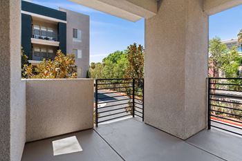 Private balcony or patio