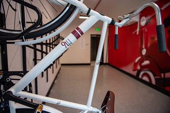 Controlled-access bike storage and bike repair rooms