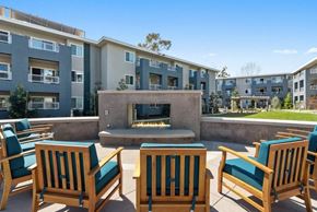 San Diego apartment for rent - outdoor fireplace at Pointe Luxe Apartment Homes, San Diego, CA, 92110