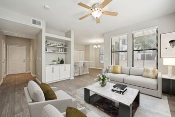 Phoenix apartment for rent - a living room with a couch and a coffee table