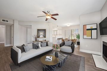 Phoenix apartment for rent - a living room with a couch and a table