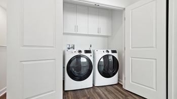 Front-loading washer and dryer