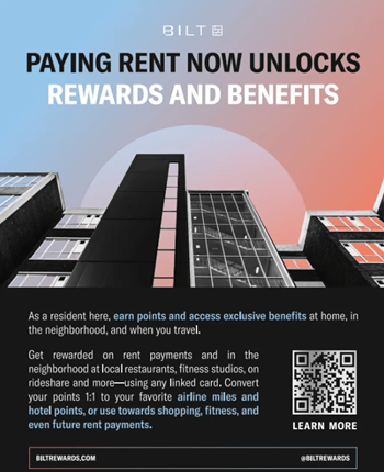 Get rewarded for paying rent and shopping local