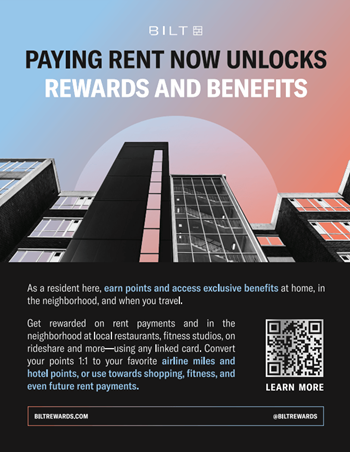 Get rewarded for paying rent and shopping local
