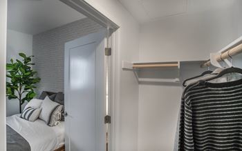 Oversized walk-in closets