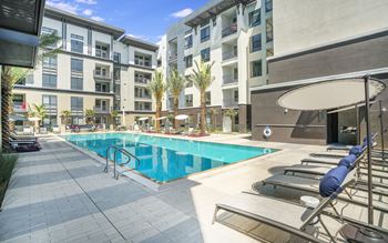 Relaxing resort-style pool