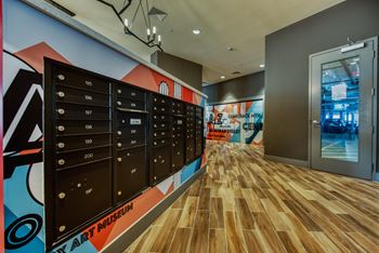 Package locker with 24/7 access to packages