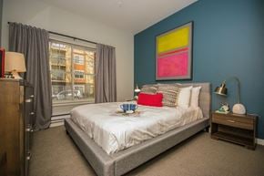 Wilsonville apartment for rent - bedroom with large window at Domaine at Villebois in Wilsonville, Oregon 97070