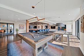 Kirkland apartment for rent - a game room with a pool table and a bar