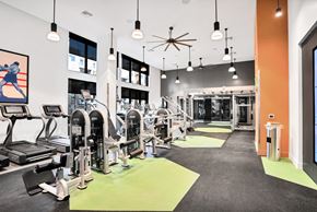 Fremont apartment for rent - fitness center at Aya Apartments