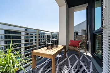 Private balcony or patio