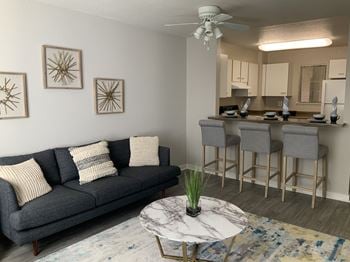 Gourmet kitchen with island