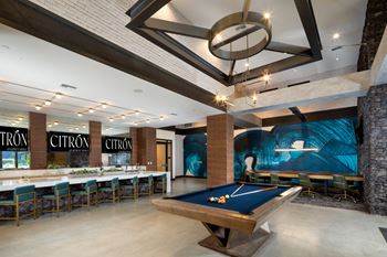 Resident social lounge