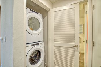 Front-loading washer and dryer