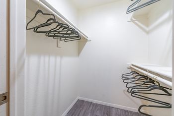 Oversized walk-in closets