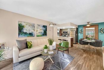 Wood-style plank flooring