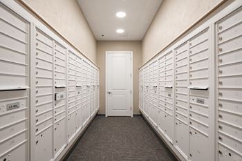 Package locker with 24/7 access to packages