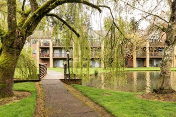 Green space walking trails