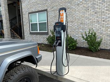 Electric car charging stations