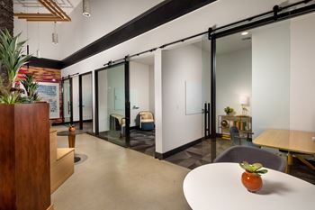 Co-working lounge with complimentary wi-fi