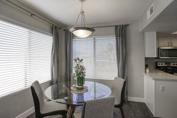Dining room and kitchen view