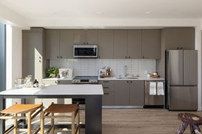 Oakland apartment for rent - Two Bedroom Dark Designer Scheme - The Lark Uptown
