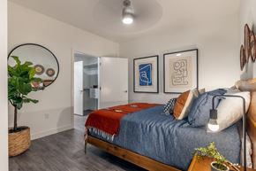 Vancouver apartment for rent - 1 Bedroom Model Bedroom - Coen & Columbia