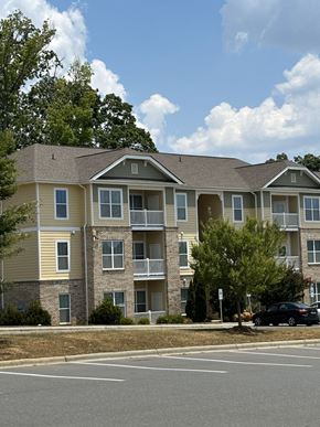 Charlotte apartment for rent - an apartment building on the corner of a street