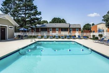 Pool with sundeck