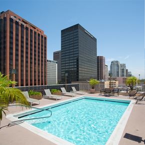 Los Angeles apartment for rent - Rooftop Pool at Ashton Towers, California