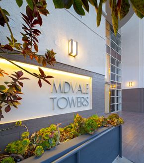 Los Angeles apartment for rent - Property Signage at Midvale Towers Apartments Westwood, Los Angeles, 90024