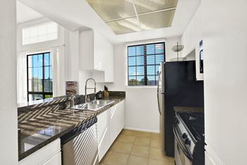 Granite or quartz countertops