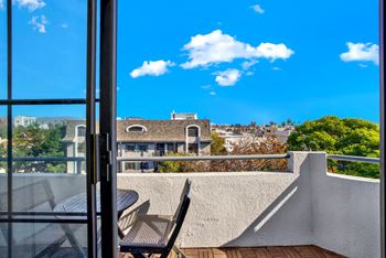 Private balcony