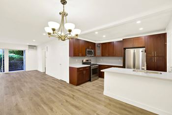 Large, open kitchens