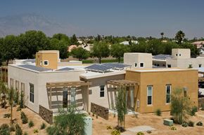 La Quinta apartment for rent - Vista Dunes Courtyard Homes Roof and Solar Panels
