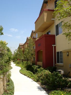 Santa Fe Springs apartment for rent - Little Lake Village Green Landscaping