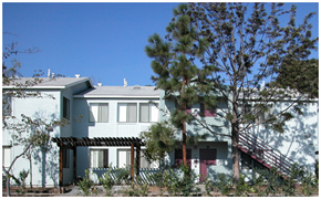San Diego apartment for rent - Exterior of Parkside Apartments
