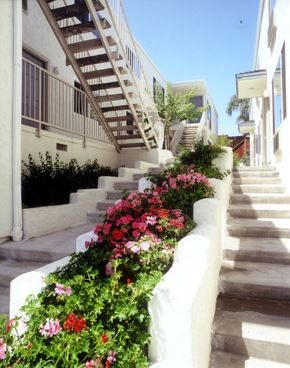 National City apartment for rent - Vista Del Sol Community Walkway