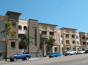 San Diego apartment for rent - Talmadge Senior Village Street View