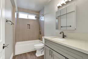 Los Angeles apartment for rent - Bathroom With Bathtub at Federal Apartments, Los Angeles, 90025
