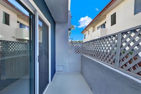 Los Angeles apartment for rent - Large Balcony at Federal Apartments, Los Angeles California